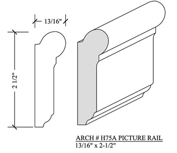 Picture Rail H75A